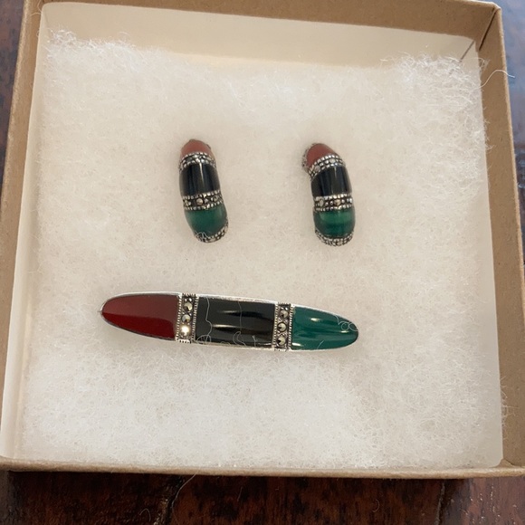 Vintage Jade,Carnelian,Onyx - Picture 17 of 17